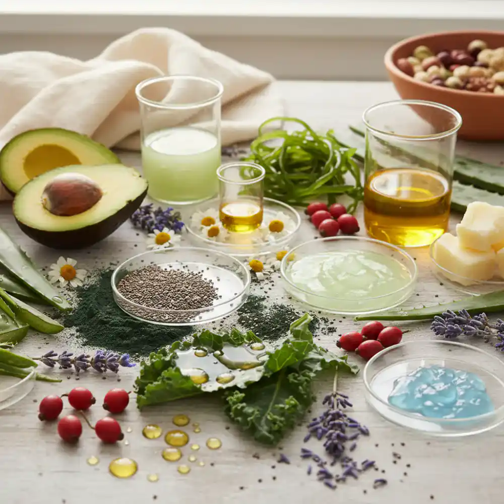 Natürliche, vegane Inhaltsstoffe im Detail