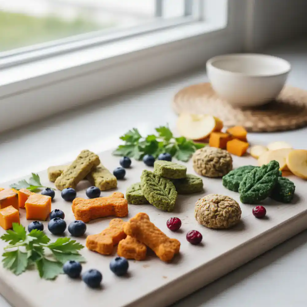Frische vegane Haustiersnacks