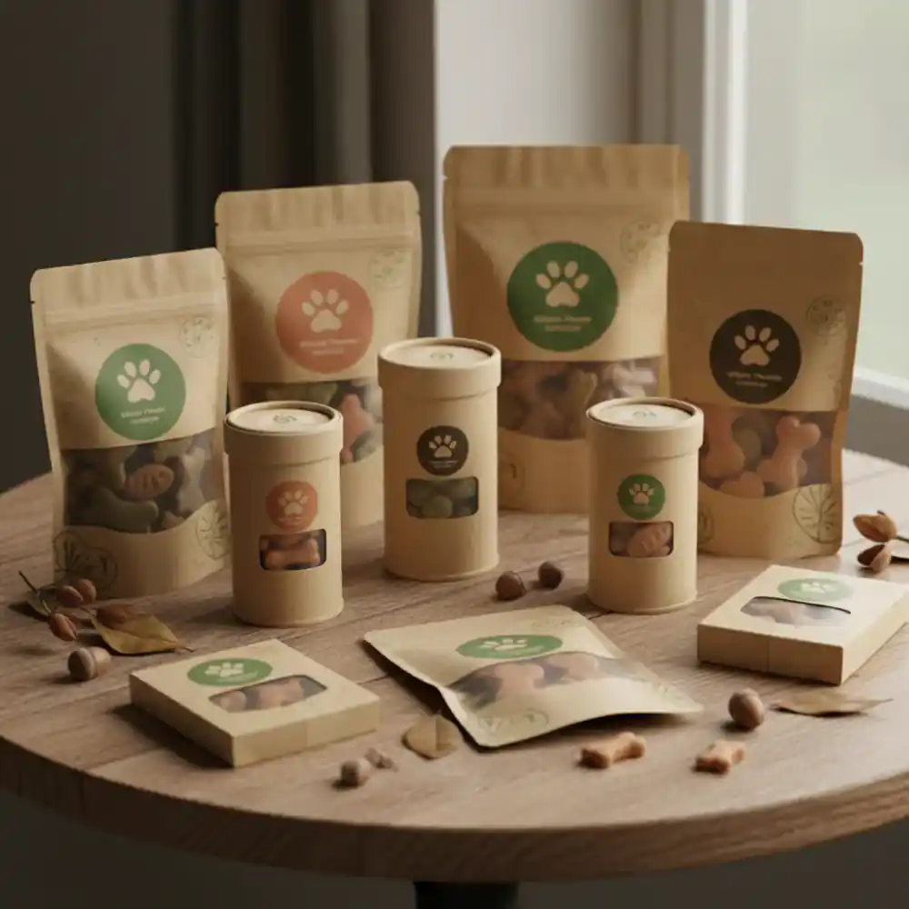 Vegane Hunde- und Katzensnacks in ökologischer Verpackung