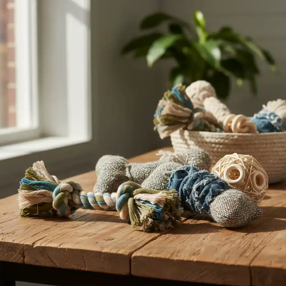 Hundespielzeug aus recyceltem Material